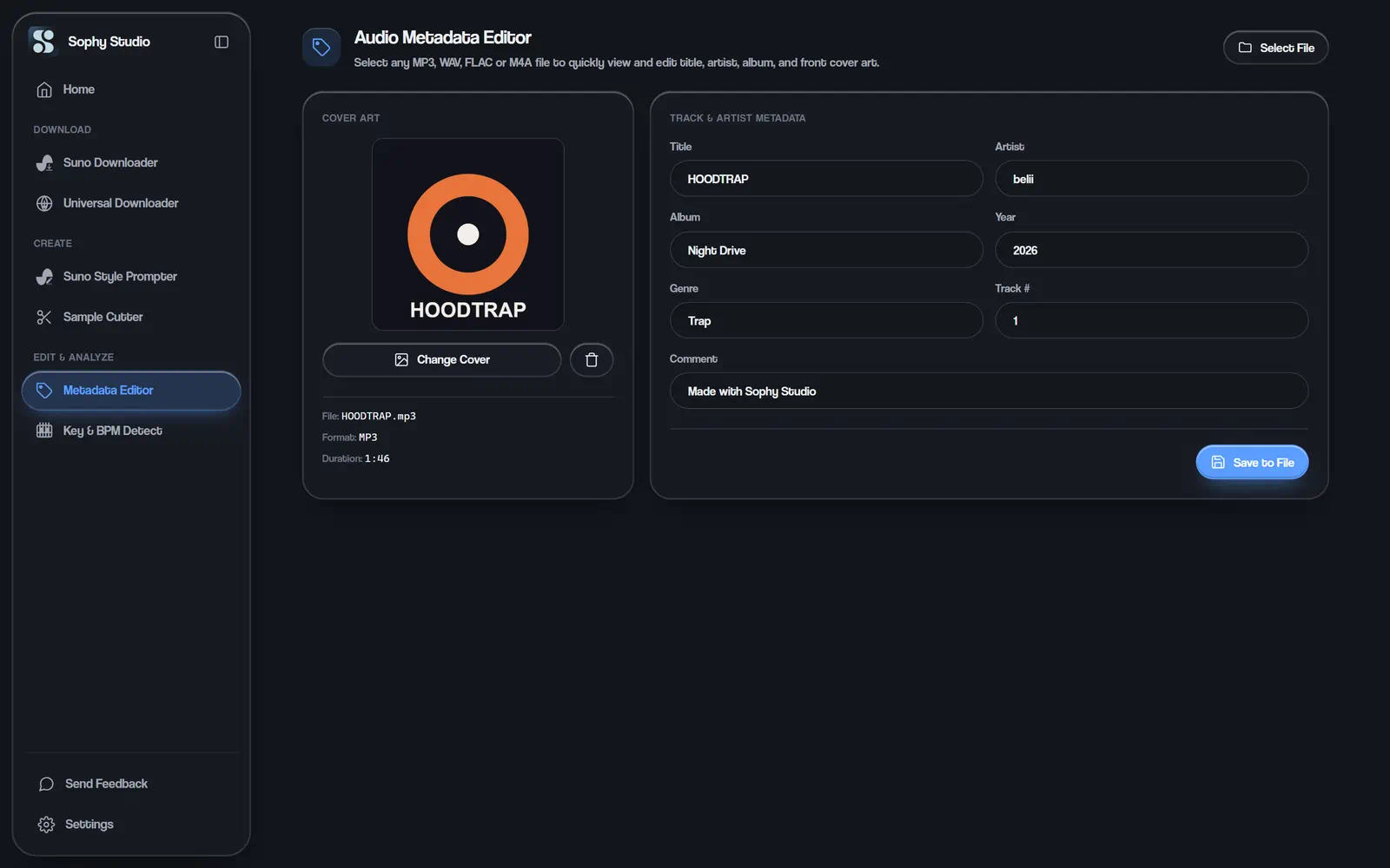 Metadata Editor